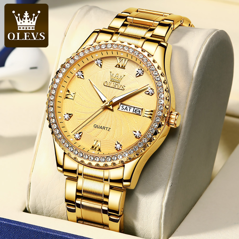 Luxury Watch Exhibition - OLEVS 5565 Orologio al Quarzo di