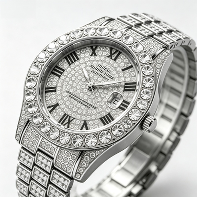 Luxury Watch Iceberg - Orologio al Quarzo di Lusso Dorato