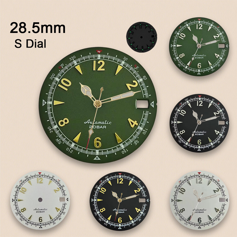 Luxury Watch Face - Nh35 quadrante S logo 28,5 mm