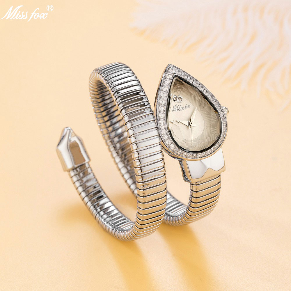 Luxury Watch Unique - MISSFOX Orologio con diamanti a forma