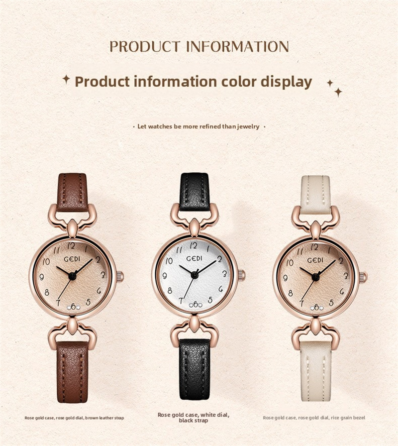 Orologio da polso da donna, st - Luxury Watch With Leather Strap recensione e prezzo