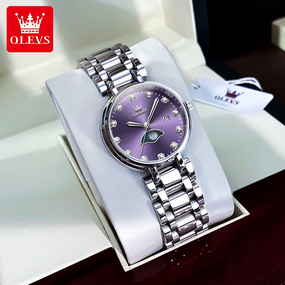 OLEVS Orologio al quarzo con q - Luxury Watch Brands recensione e prezzo