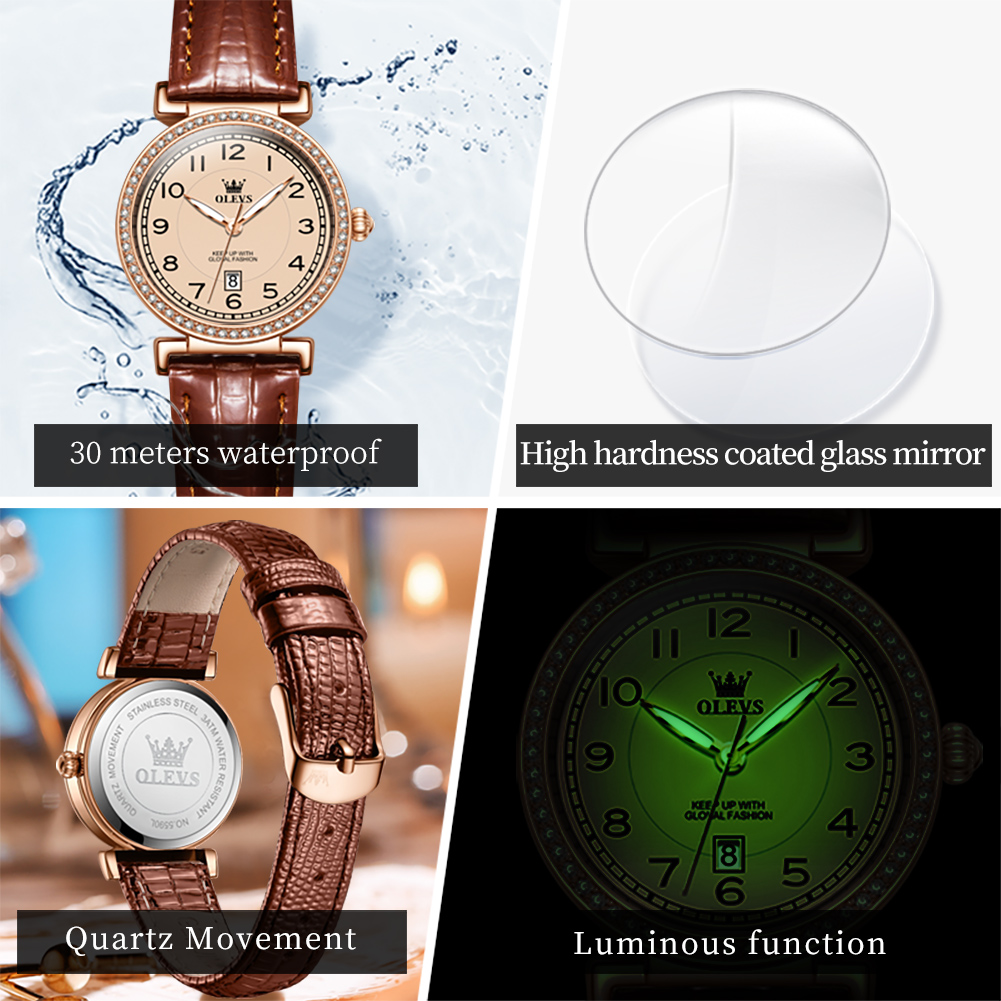 OLEVS 5590 Orologio da Donna d - Luxury Watch Brands recensione e prezzo
