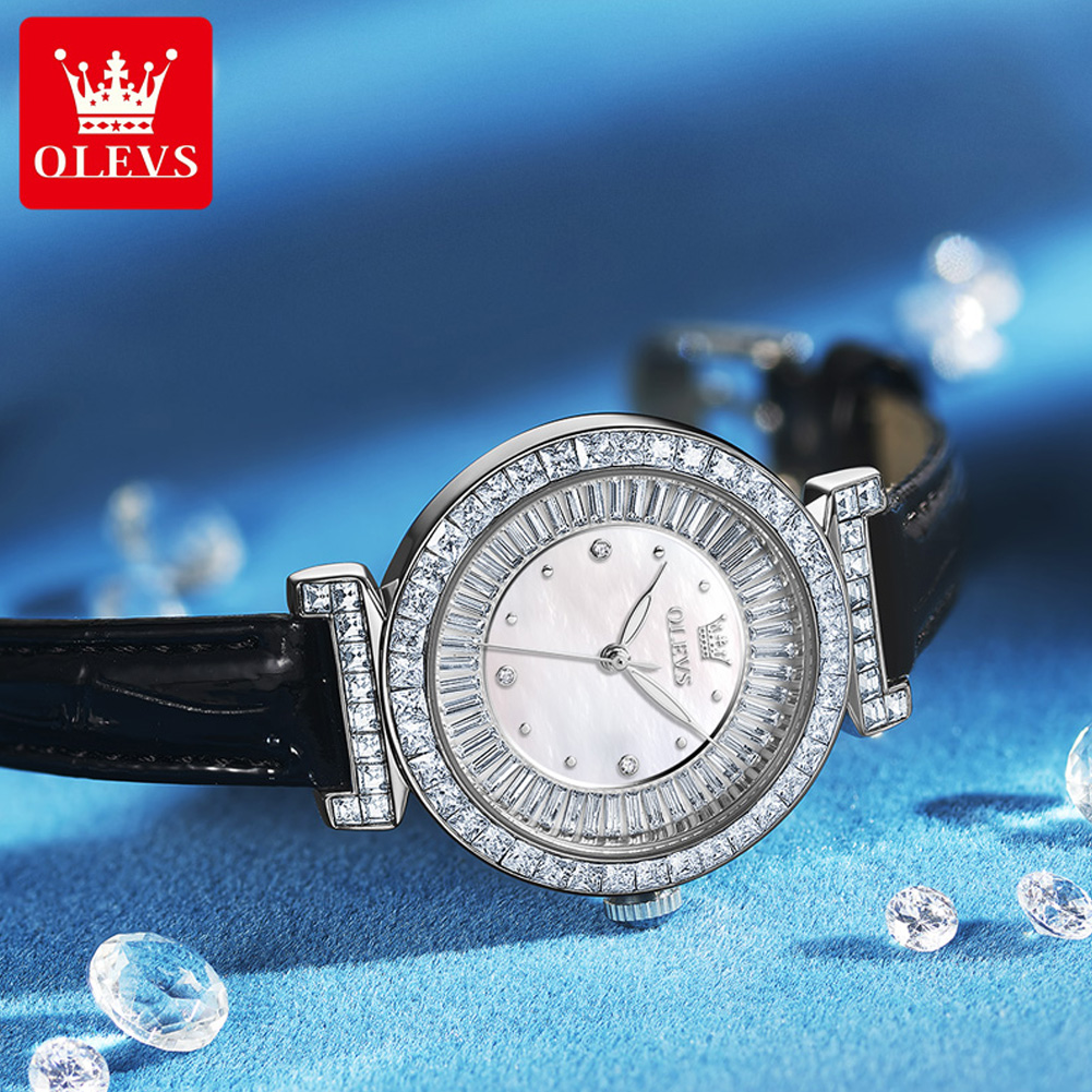 OLEVS 9983 Orologi da Donna di - Luxury Watch With Leather Strap recensione e prezzo