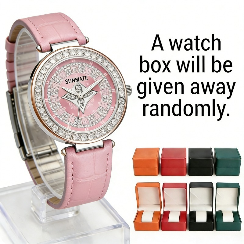 SUNMATE Orologio al quarzo da  - Luxury Watch With Leather Strap recensione e prezzo