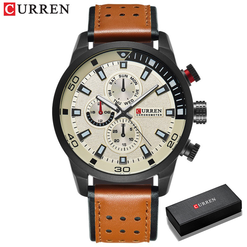 2017 CURREN Moda Orologio Da U - Luxury Watch Exhibition recensione e prezzo