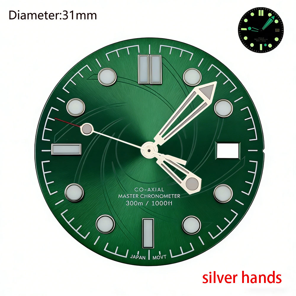 Quadrante NH35 S Logo Verde Bi - Luxury Watch Face recensione e prezzo