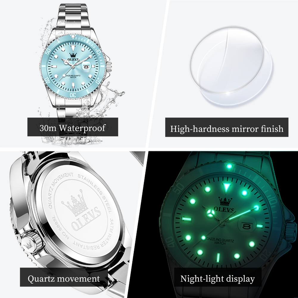 OLEVS Orologio al quarzo imper - Luxury Watch Brands recensione e prezzo
