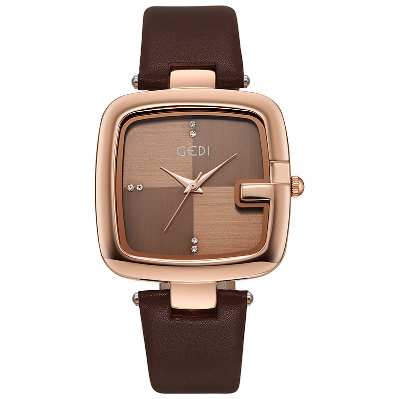 Fashion Gedi Top Brand Light L - Luxury Watch With Leather Strap recensione e prezzo