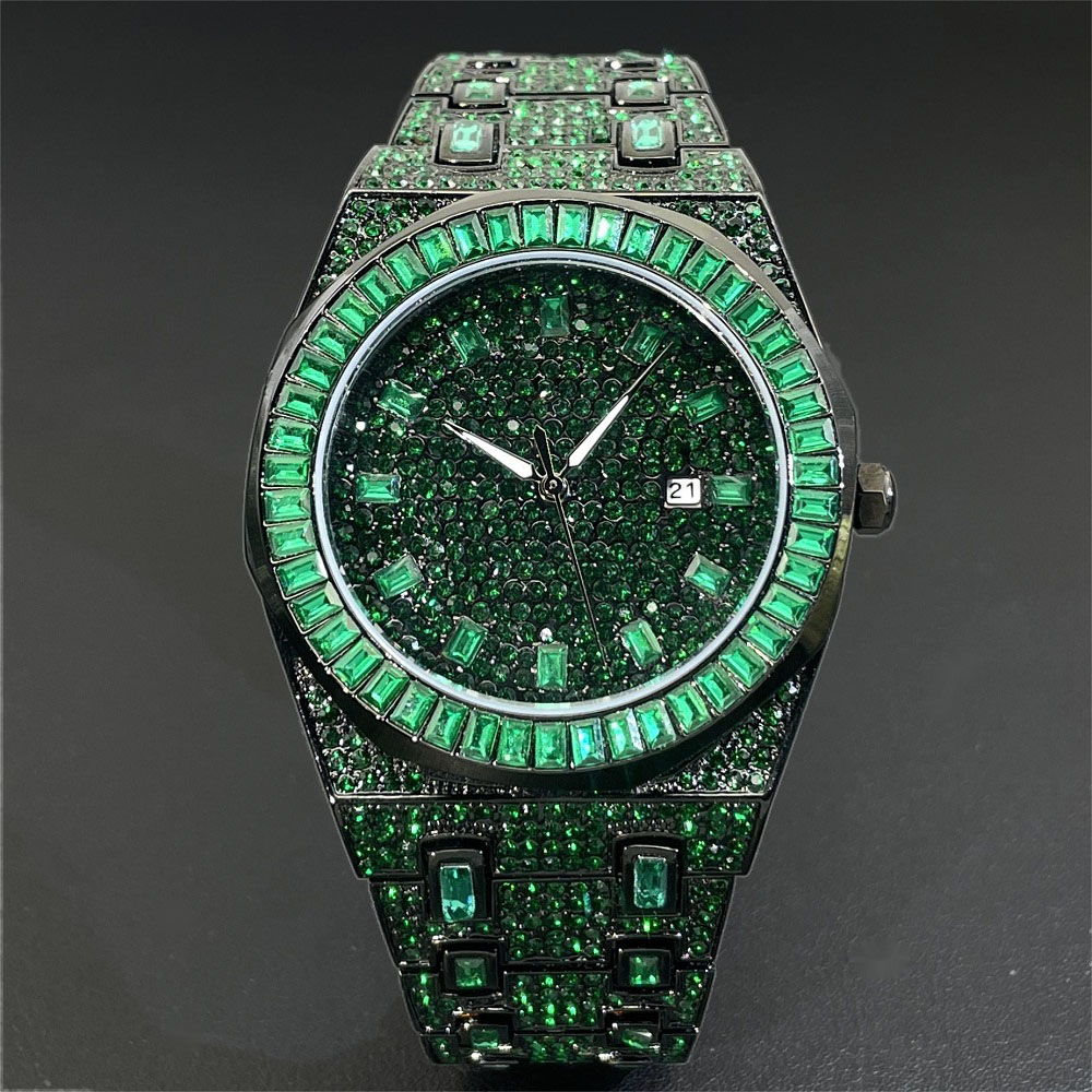 2024 Hip Hop Verde Diamante Wa - Luxury Watch Iceberg recensione e prezzo