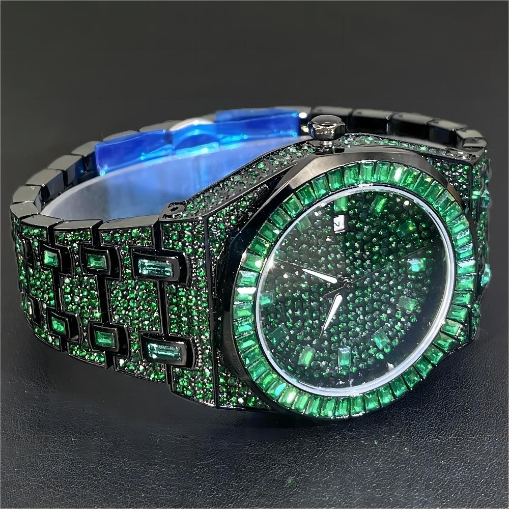 2024 Hip Hop Verde Diamante Wa - Luxury Watch Iceberg recensione e prezzo