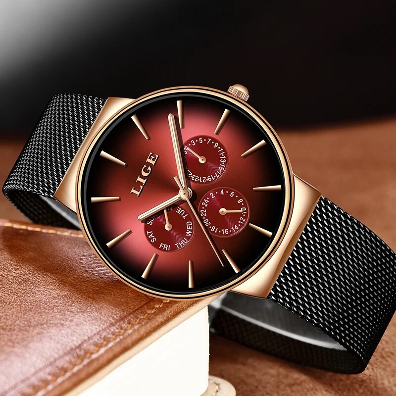 New LIGE Fashion Mens orologi  - Luxury Watch Low Price recensione e prezzo