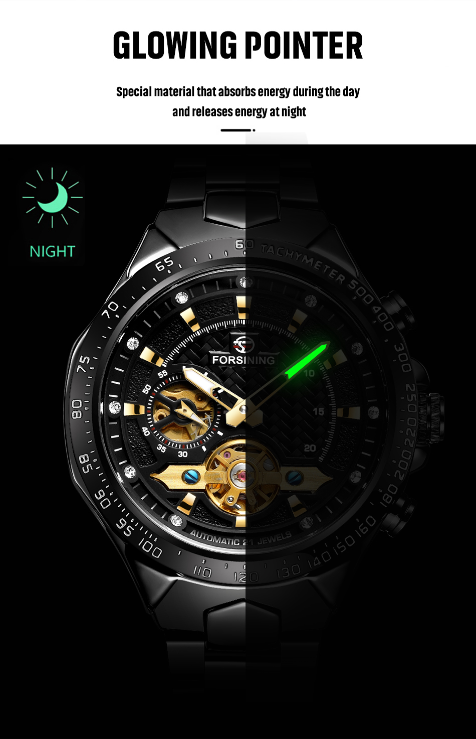 Forsining Diamond Skeleton Out - Luxury Watch And Price recensione e prezzo