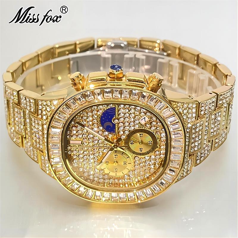 MISSFOX Luxury Gold Watches Me - Luxury Watch Iceberg recensione e prezzo